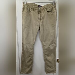 English Laundry Men’s Lightweight Corduroy Pants 34x32 Khaki Tan Slim Straight